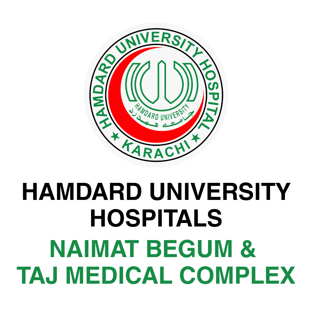 HAMDARD UNIVERSITY  HOSPITAL (NAIMAT BEGUM &  TAJ MEDICAL COMPLEX Logo